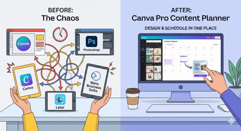 Canva Content planner