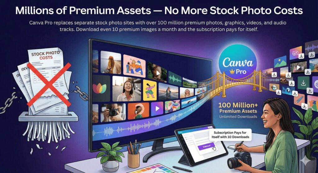 Millions of premium templates and graphics in Canva